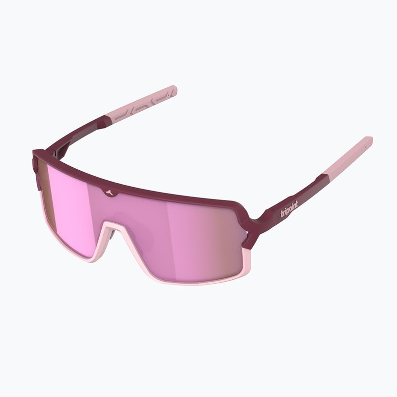 Okulary przeciwsłoneczne Tripoint 008 Lake Prespa X matt burgundy/brown /pink multi 3