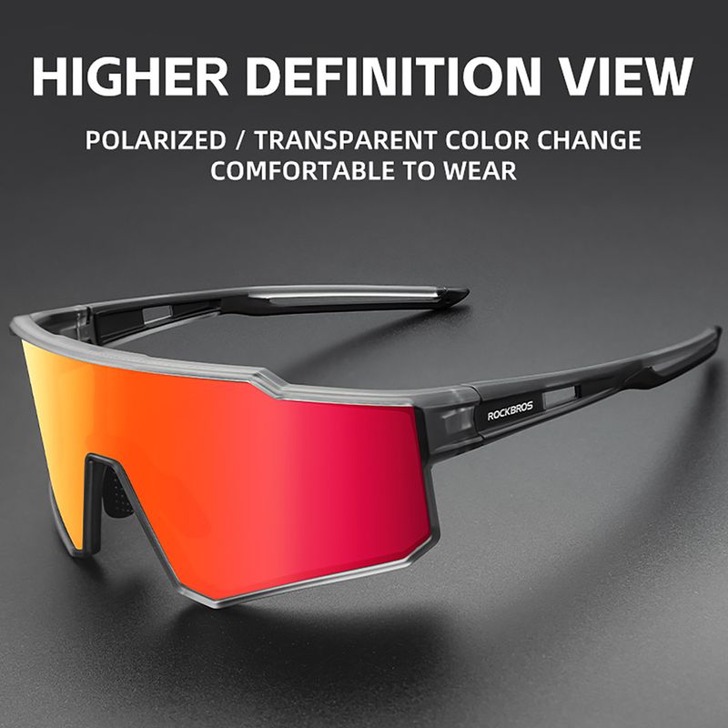 Okulary przeciwsłoneczne Rockbros 14110012 Polarized grey/red 2