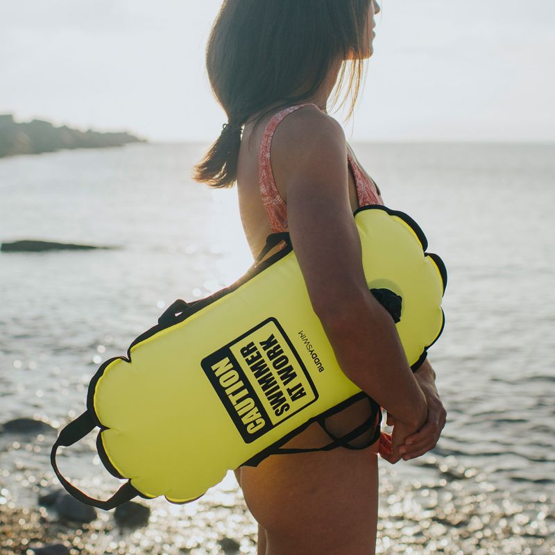 Bojka asekuracyjna BuddySwim Ultralight CSW 10 l yellow 5