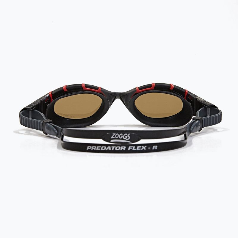 Okulary do pływania Zoggs Predator Flex Polarized Ultra red/black/polarized cooper 2