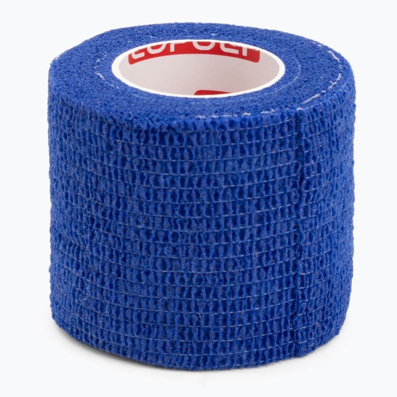 Bandaż elastyczny kohezyjny Copoly 4,5 m x 5 cm niebieski