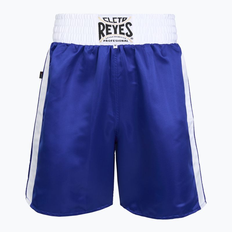 Spodenki bokserskie męskie Cleto Reyes Satin Boxing blue/white