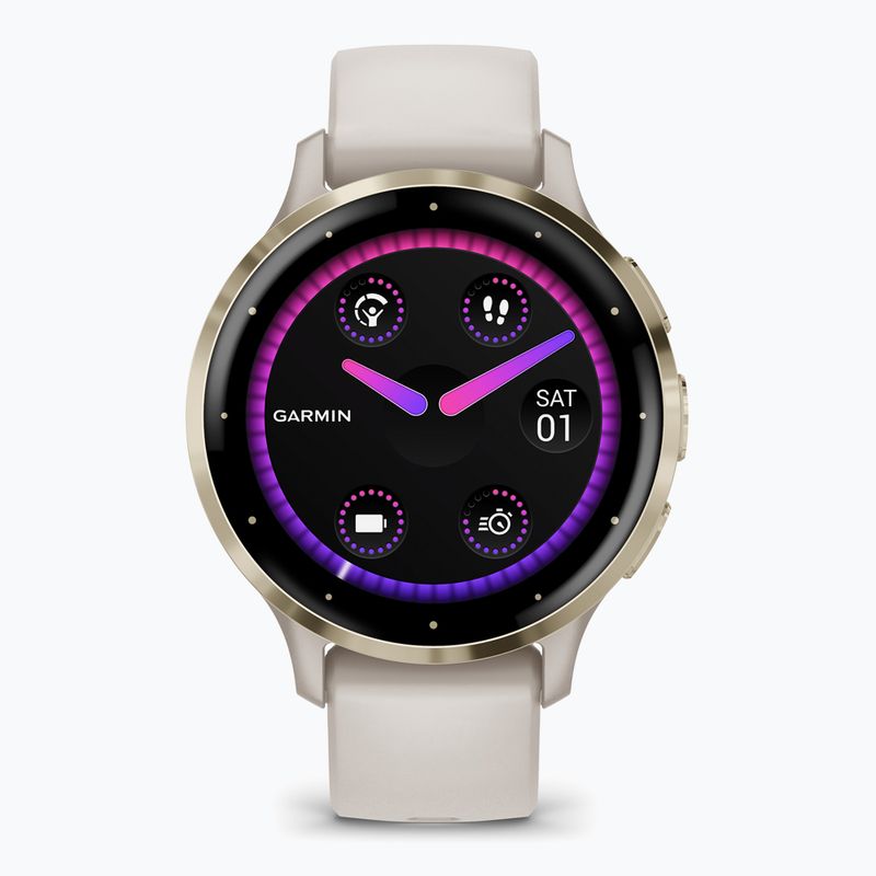 Zegarek Garmin Venu 3S soft gold/ivory