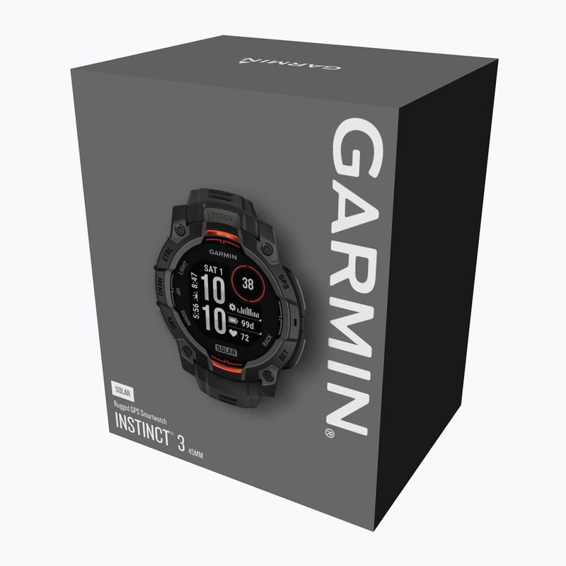 Zegarek Garmin Instinct 3 Solar 45 mm black 7