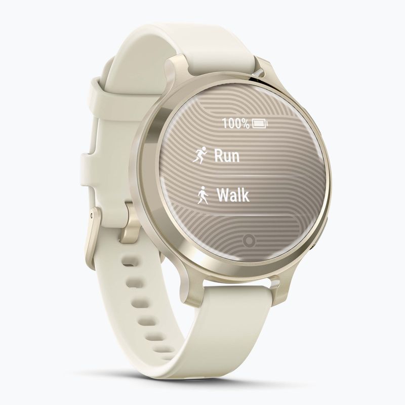 Zegarek Garmin Lily 2 Active lunar gold/bone 3