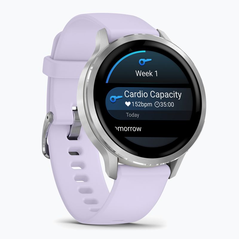 Zegarek Garmin Venu 4 41 mm silver/perwinkle 4