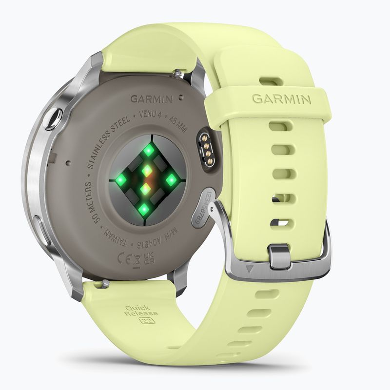 Zegarek Garmin Venu 4 45 mm silver/citron 4
