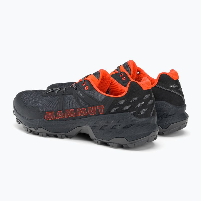 Buty turystyczne  męskie Mammut Sertig II Low GTX black/vibrant orange 3