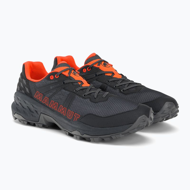Buty turystyczne  męskie Mammut Sertig II Low GTX black/vibrant orange 4
