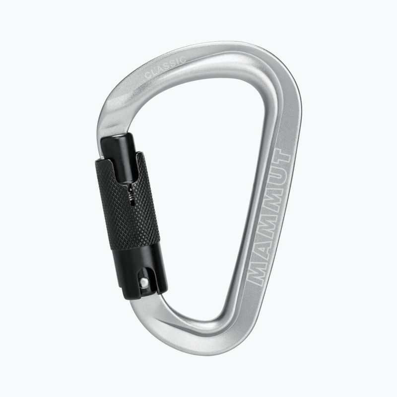 Karabinek wspinaczkowy Mammut Classic HMS Twistlock Plus light grey 4