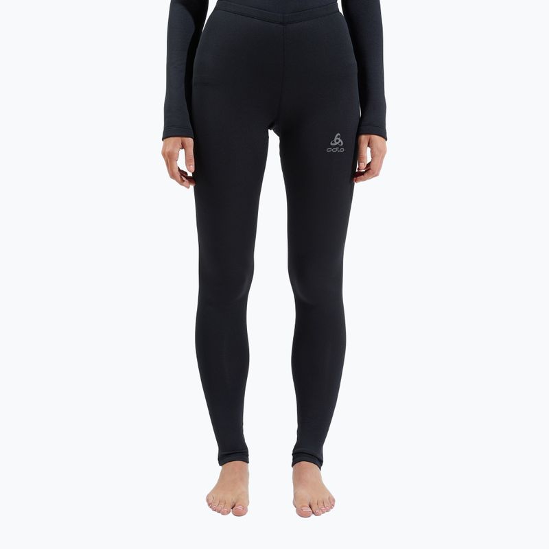 Spodnie termoatywne damskie ODLO Fundamentals Active Warm Bl Boottom Long black