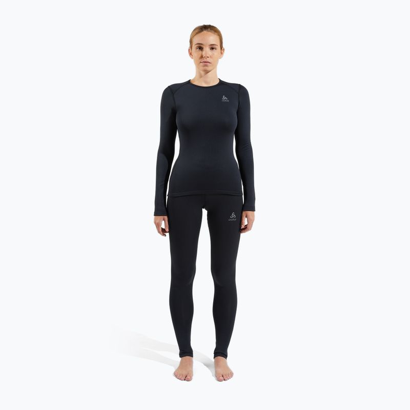 Spodnie termoaktywne damskie ODLO Fundamentals Active Warm Bl Bottom Long black 2