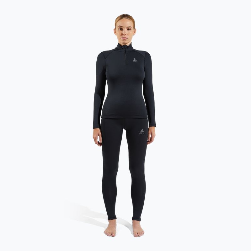 Bluza termoaktywna damska ODLO Fundamentals Active Warm Bl Top Turtle Neck black 2
