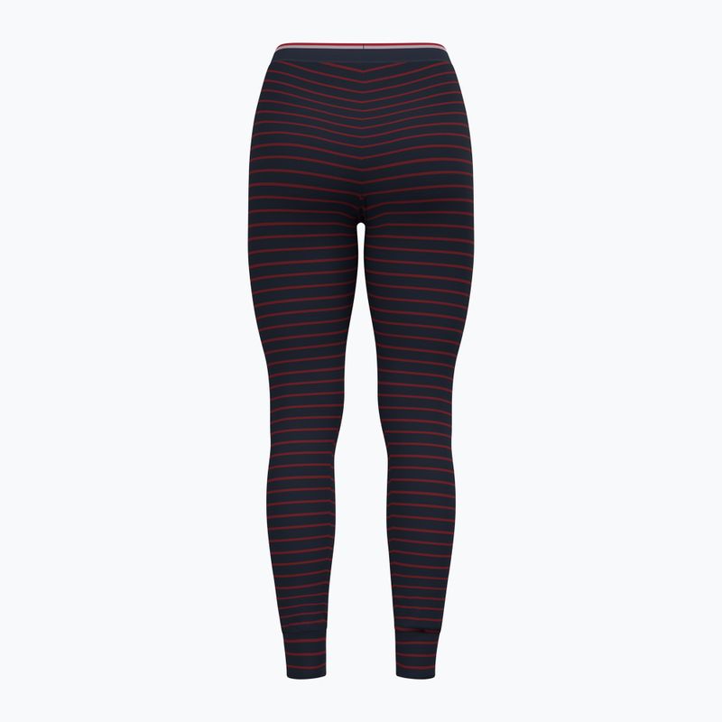 Spodnie termoaktywne damskie ODLO Active Warm Originals Stripes Bl Bottom Long dark saphire 5