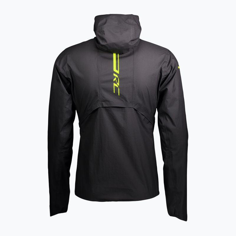 Kurtka do biegania męska SCOTT RC Run Waterproof black/yellow 2