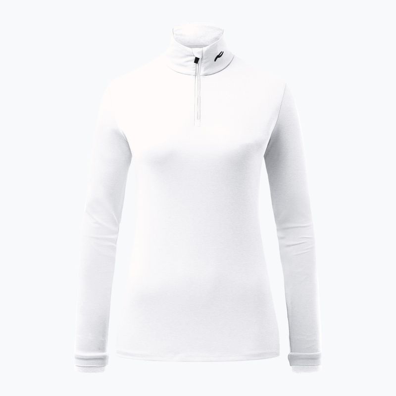 Bluza narciarska damska KJUS Feel Midlayer Half Zip white 5