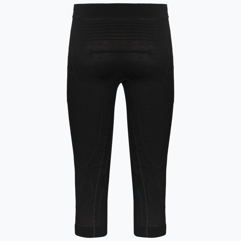 Spodnie termoaktywne męskie X-Bionic 3/4 Apani 4.0 Merino black/black 2