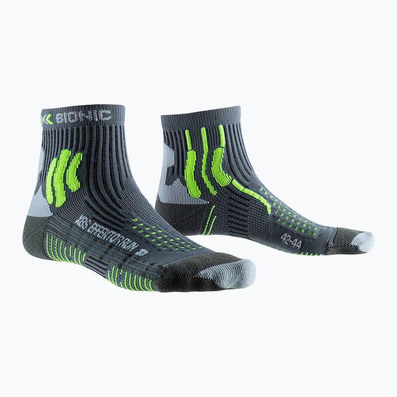 Skarpety X-Socks Xbs.Effektor Running charcoal/effektor green 6
