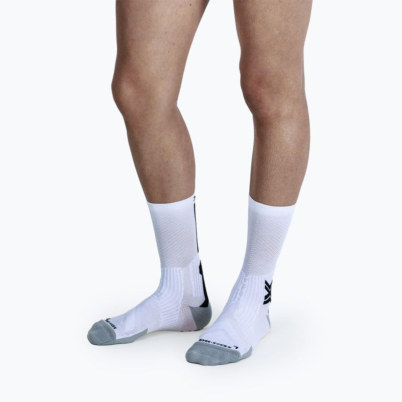 Skarpety X-Socks Bike Perform Crew artcic white/opal black 2