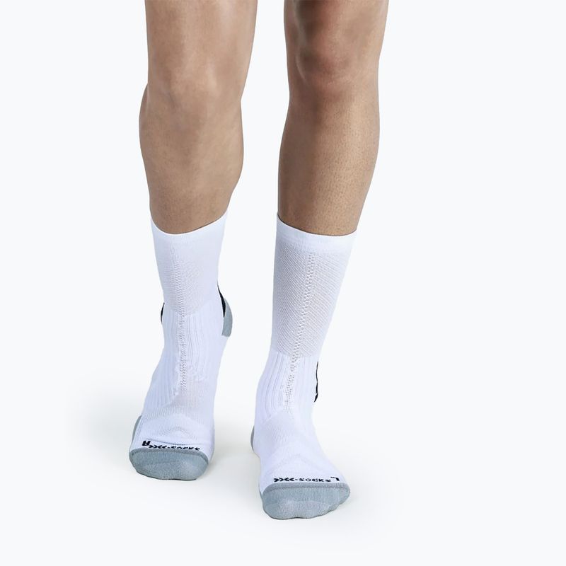 Skarpety X-Socks Bike Perform Crew artcic white/opal black 3
