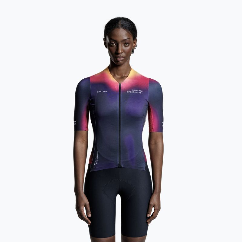 Koszulka rowerowa damska X-Bionic Corefusion Aero Jersey heatmap
