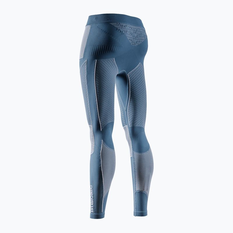 Spodnie termoaktywne damskie X-Bionic Energy Accumulator 4.0 mineral blue/arctic white 2