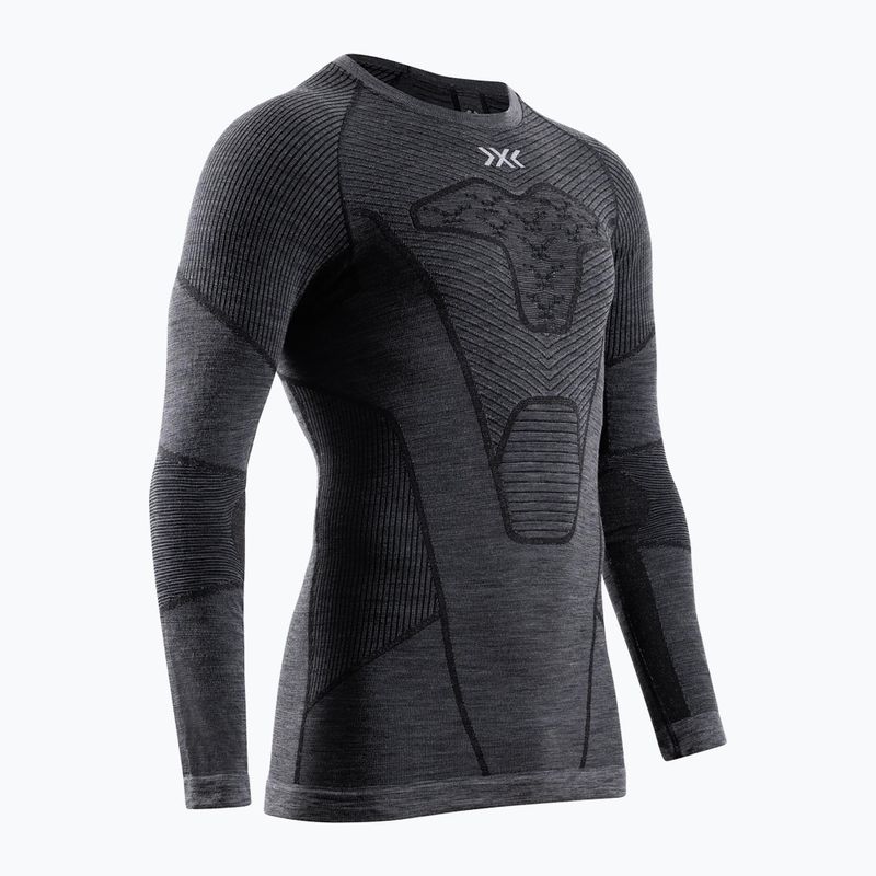 Bluza termoaktywna męska X-Bionic Symbio Merino Shirt rhino grey
