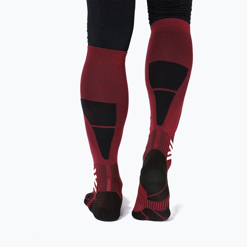 Skarpety narciarskie X-Socks Ski Perform Otc dune red/orange 5