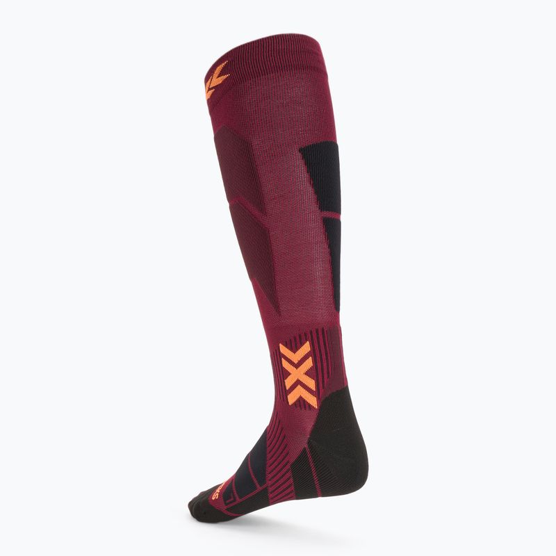 Skarpety narciarskie X-Socks Ski Perform Otc dune red/orange 2