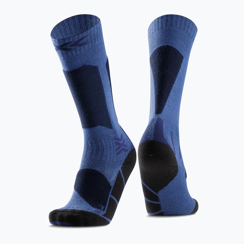 Skarpety narciarskie dziecięce X-Socks Ski Discover Otc blue blossom/marine 6