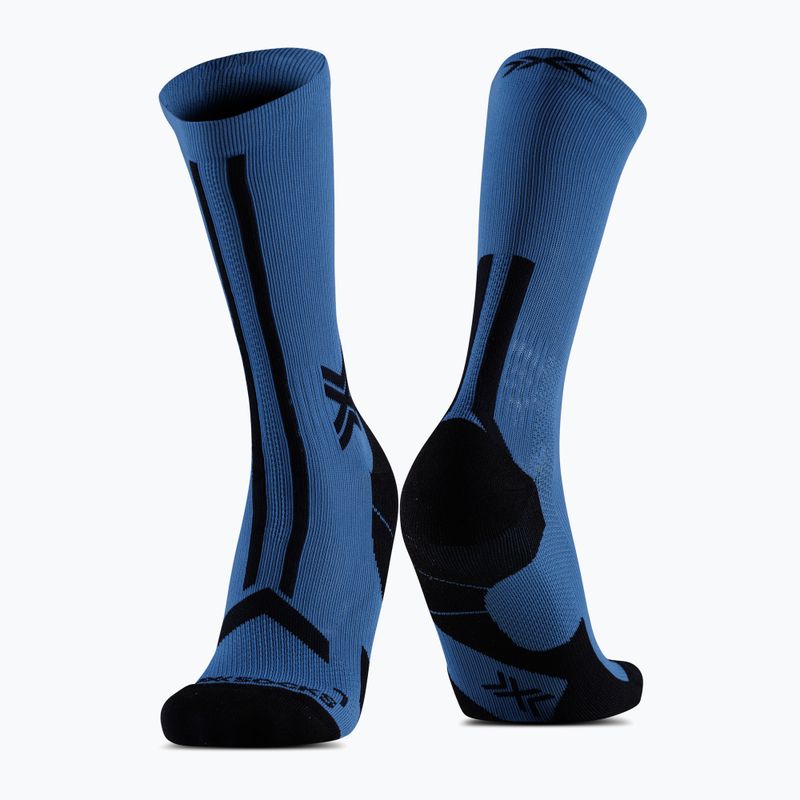 Skarpety męskie X-Socks Trailrun Discover Crew mineral blue/x black
