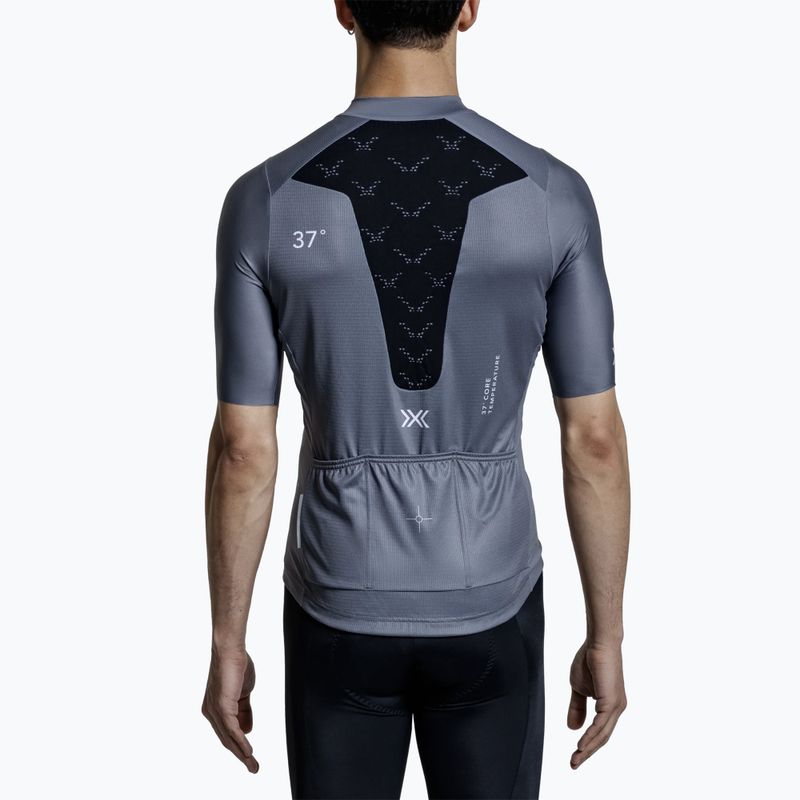 Koszulka rowerowa męska X-Bionic Corefusion Ride Jersey rhino grey 3