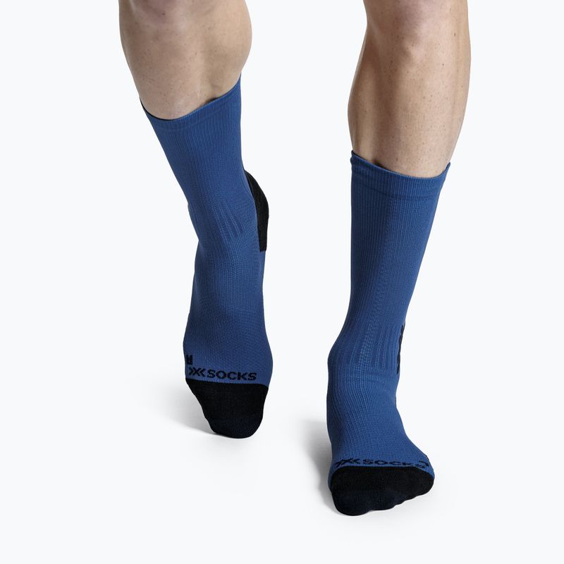 Skarpety X-Socks Run Discover Crew marine/x black 2