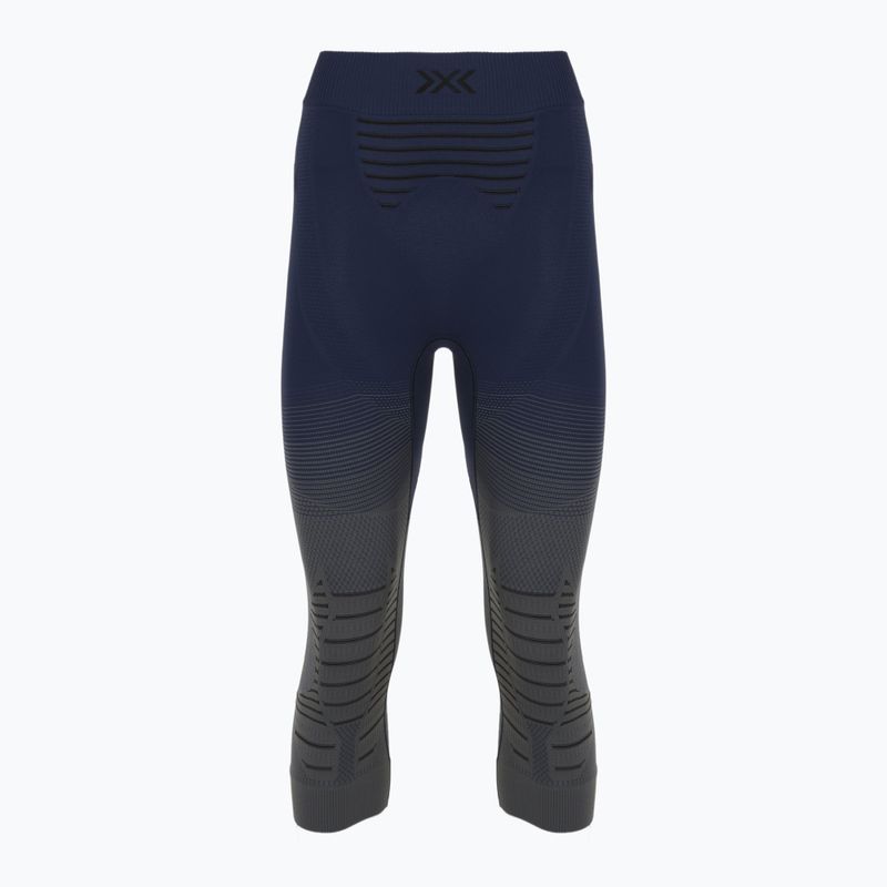 Spodnie termoaktywne damskie X-Bionic Invent Graphics 3/4 marine/grey/light grey 3