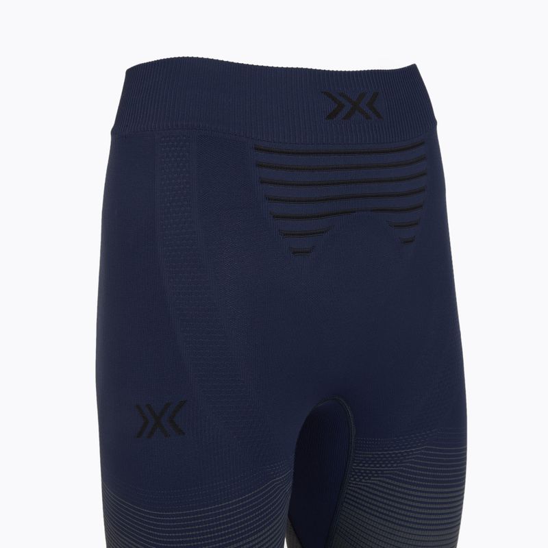 Spodnie termoaktywne damskie X-Bionic Invent Graphics 3/4 marine/grey/light grey