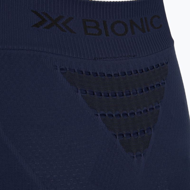 Spodnie termoaktywne damskie X-Bionic Invent Graphics 3/4 marine/grey/light grey 5