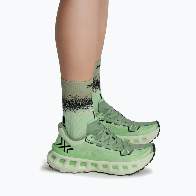 Buty do biegania + skarpety X-Bionic Terraskin X03 digital lime/x black 19