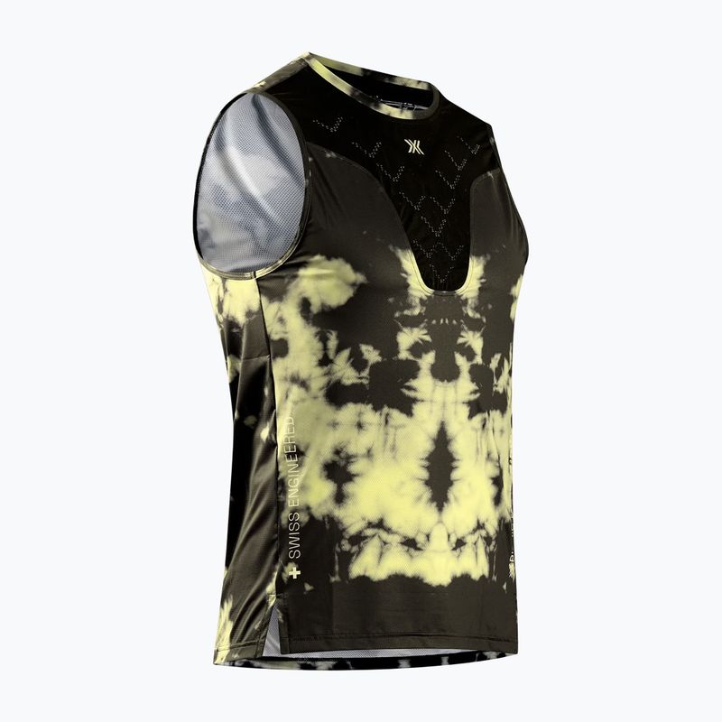 Koszulka do biegania X-Bionic Corefusion Run Tank tie dye electric energy