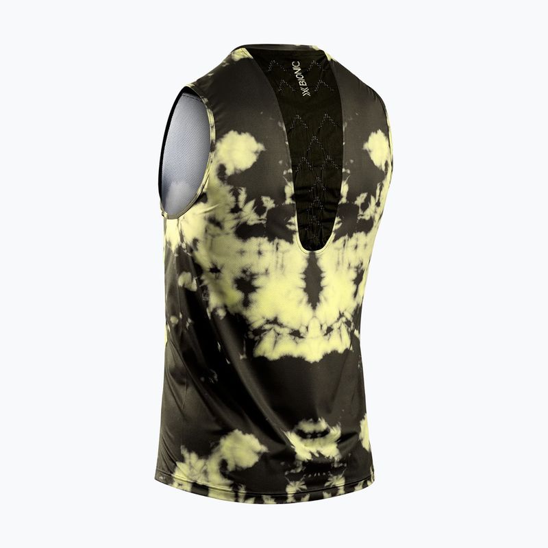 Koszulka do biegania X-Bionic Corefusion Run Tank tie dye electric energy 2