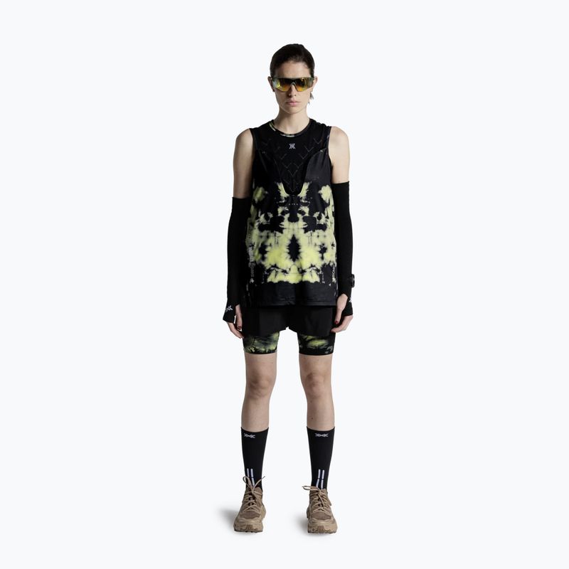Koszulka do biegania X-Bionic Corefusion Run Tank tie dye electric energy 5