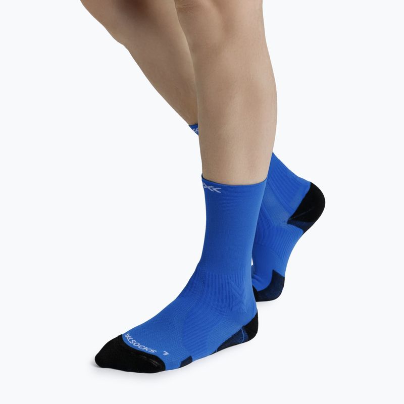 Skarpety X-Socks Run Perform Crew electric blue 4