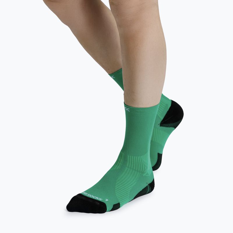 Skarpety X-Socks Run Perform Crew voltage green 4