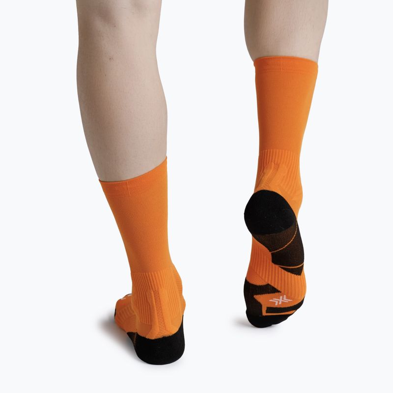 Skarpety X-Socks Run Perform Crew flame orange 3
