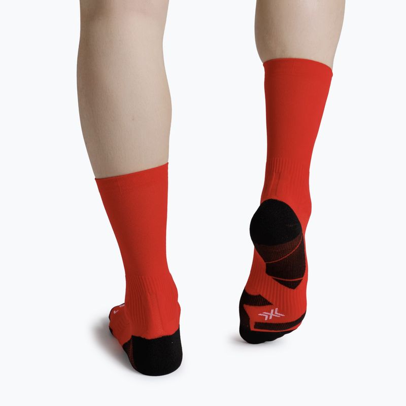 Skarpety X-Socks Run Perform Crew rocket red 3