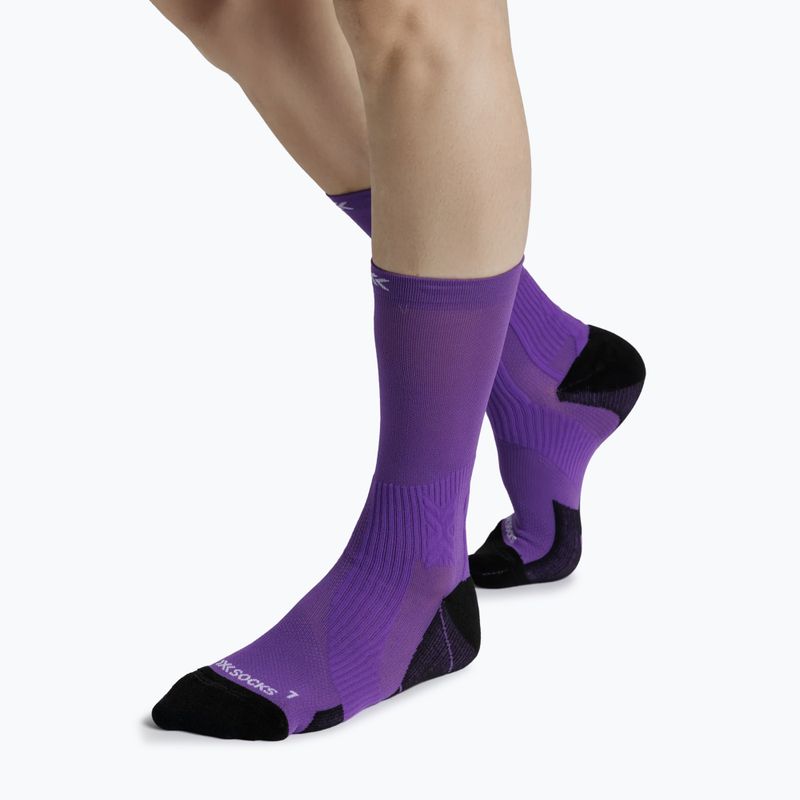 Skarpety X-Socks Run Perform Crew radiant violet 4