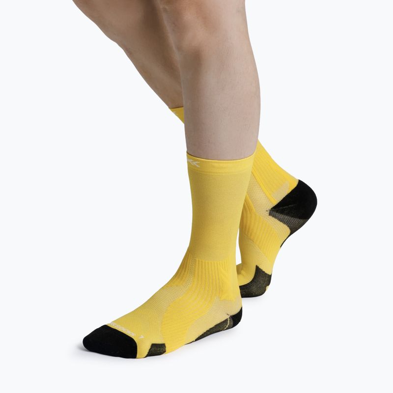 Skarpety X-Socks Run Perform Crew flash yellow 4