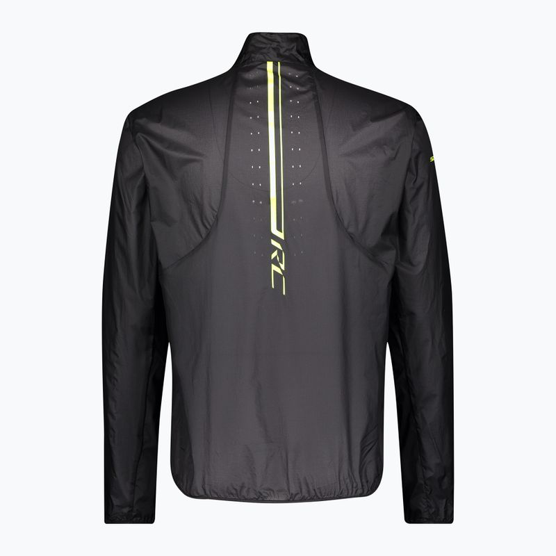 Kurtka do biegania męska SCOTT RC Run WB black/yellow 2