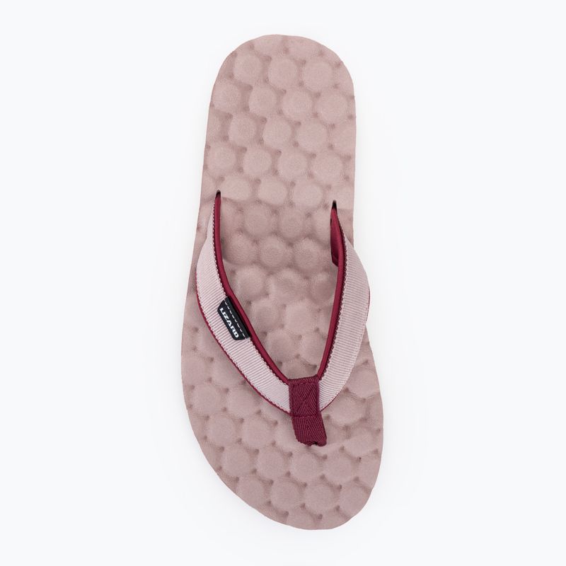 Japonki damskie Lizard Way plain amaranth red 5