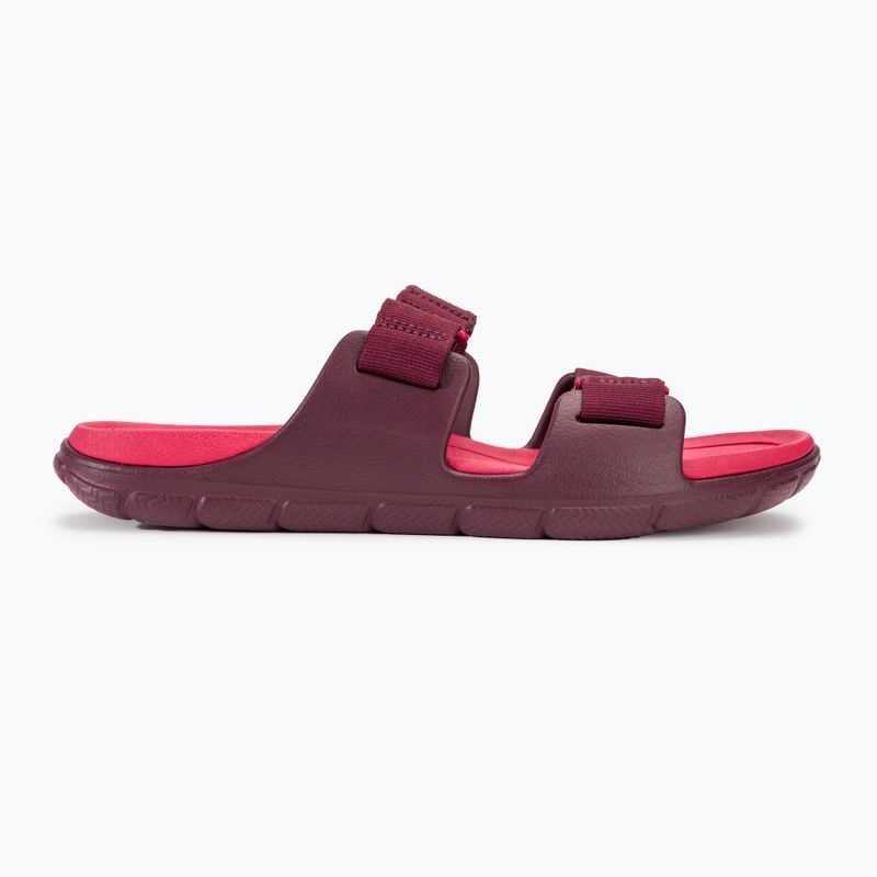 Klapki damskie Lizard Way Slide zinfandel red/virtual pink 2
