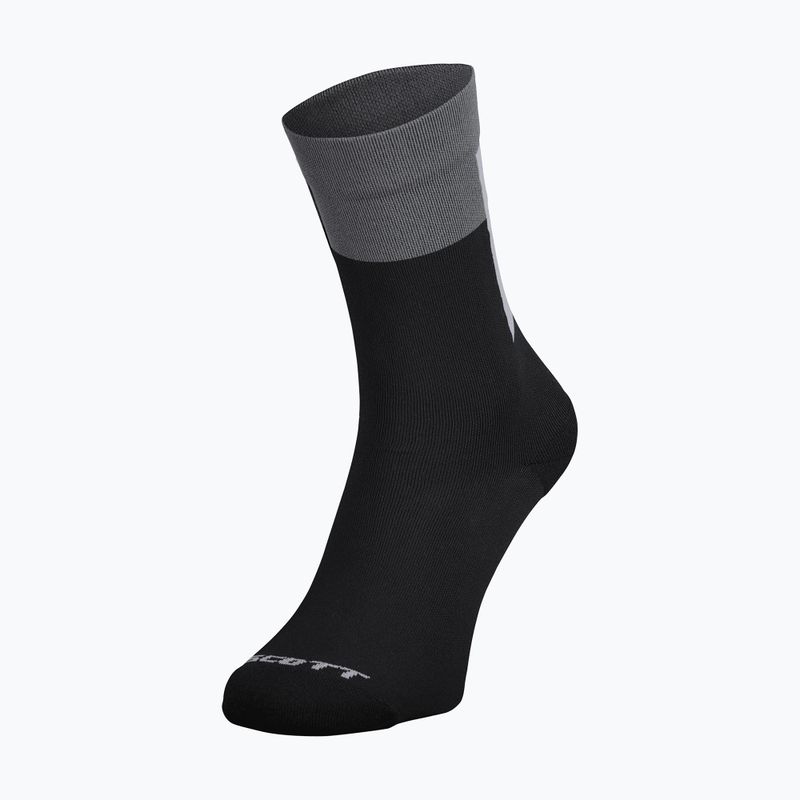 Skarpety SCOTT Block Stripe Crew black/dark grey